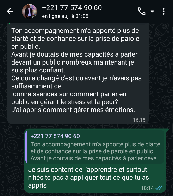 Témoignage de Cheriff